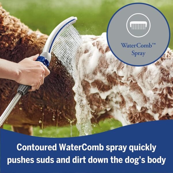 Dog Shower Sprayer with 8ft Hose – Quick & Easy Indoor/Outdoor Bathing Tool - Image 4