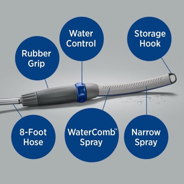 Dog Shower Sprayer with 8ft Hose – Quick & Easy Indoor/Outdoor Bathing Tool - Image 5