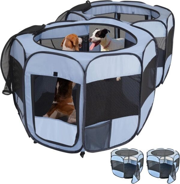2-in-1 Cat & Dog Playpen
